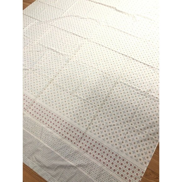 Texmade Truprest II Floral Pink/Blue Flowers DOUBLE Flat Sheet Vintage EEUC - Picture 7 of 7